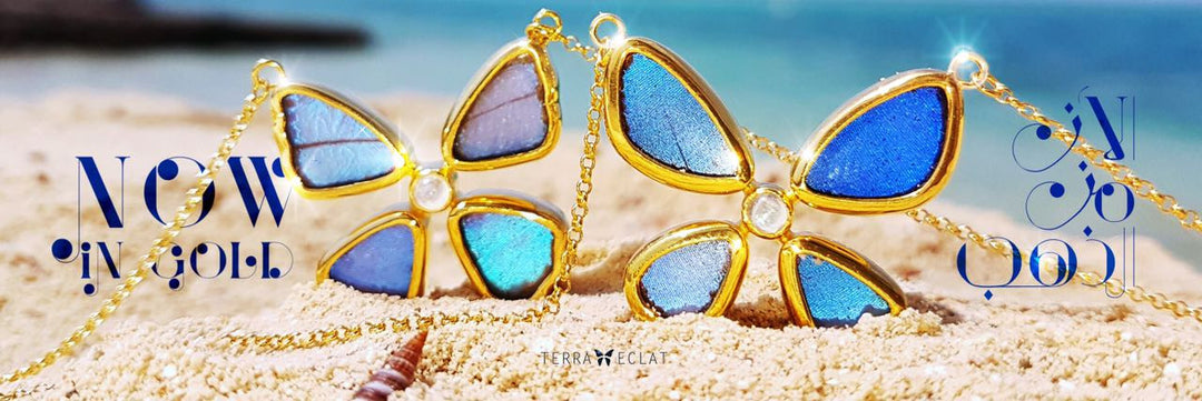 Check out our new Waterproof Gold Butterfly Jewelry