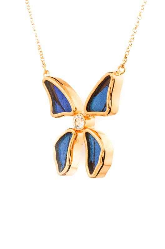 2--A-4B-3F-Gold-butterfly-necklace-with-blue-topaz-birthstone-Royal-Blue-Papilio-Ulysses