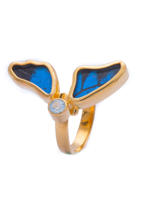 2--A-2D-3F-Gold-butterfly-ring-with-blue-topaz-birthstone-Royal-Blue-half-Papilio-Ulysses