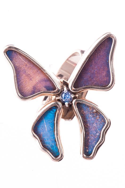 4--A-4D-3F-Silver-butterfly-ring-with-blue-topaz-birthstone-Iridescent-Blue-Morpho-Didius