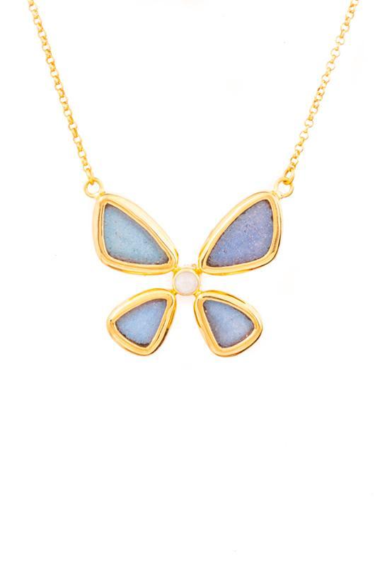 4--A-4B-6F-Gold-butterfly-necklace-with-blue-topaz-birthstone-Iridescent-Blue-Morpho-Didius