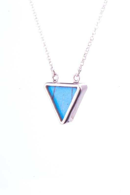 2--a-sc-t1-silver-butterfly-necklace-iridescent-blue-triangle-morpho-didius