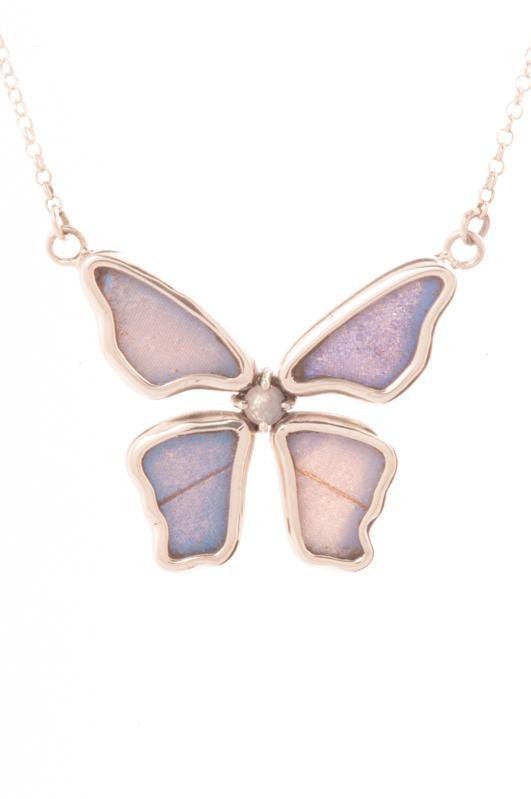 1-Real Butterfly Wings-a-4b-5f-silver-butterfly-necklace-with-blue-topaz-birthstone-iridescent-blue-morpho-didius