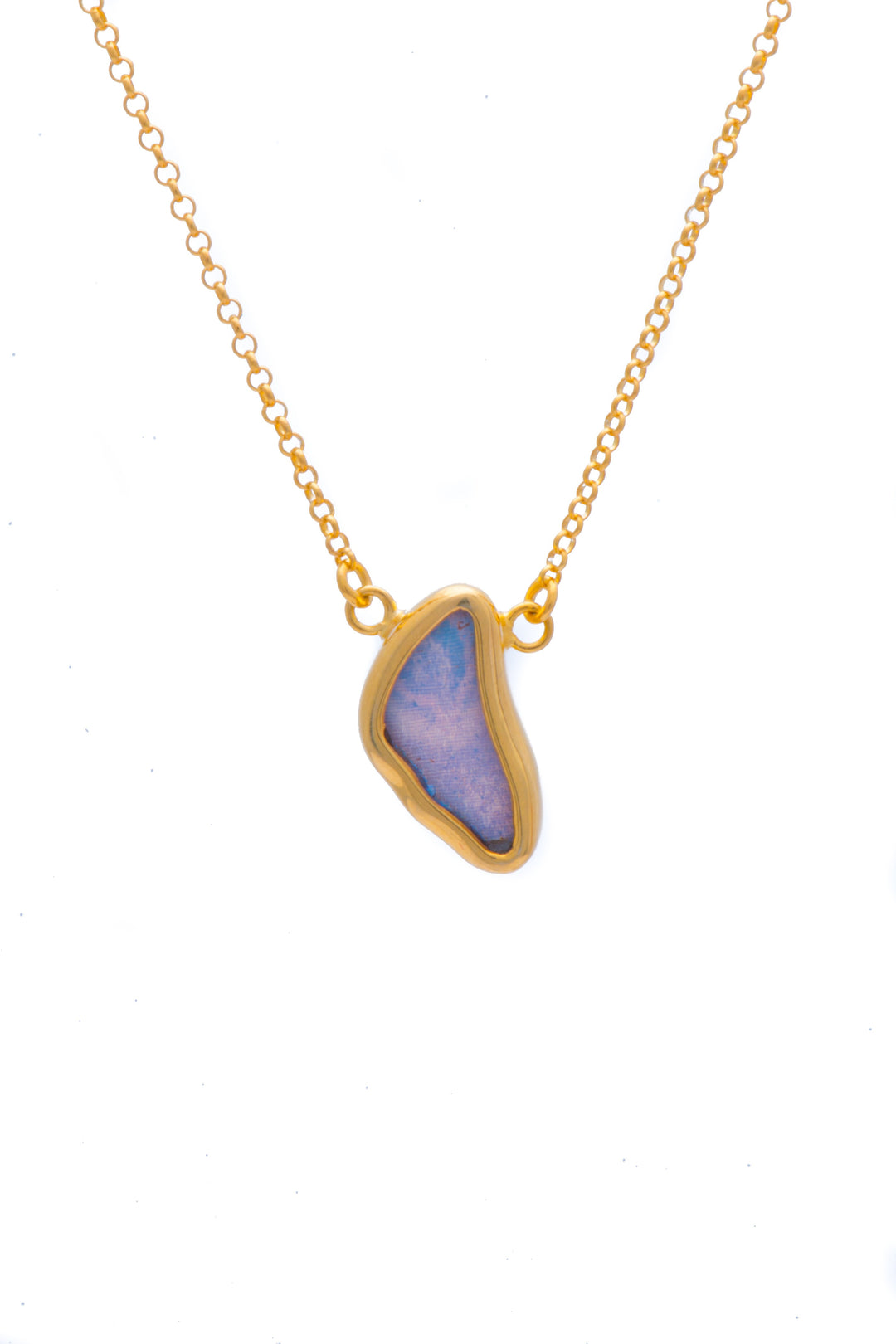 1-Real Butterfly Wings-A-SC-3B-Gold-butterfly-necklace-Iridescent-Blue-Wing-Shaped-Morpho-Didius