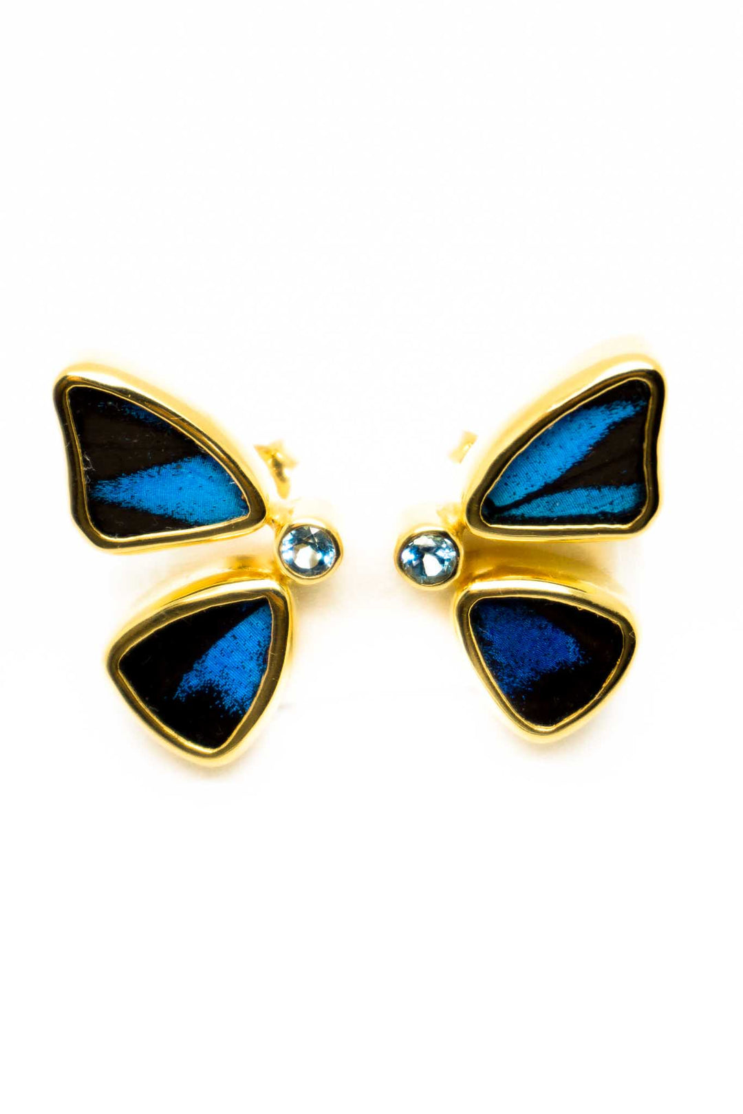 5--A-2D-2F-Gold-butterfly-earrings-with-blue-topaz-birthstone-Royal-Blue-half-Papilio-Ulysses