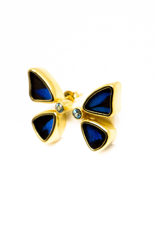 6--A-2D-2F-Gold-butterfly-earrings-with-blue-topaz-birthstone-Royal-Blue-half-Papilio-Ulysses