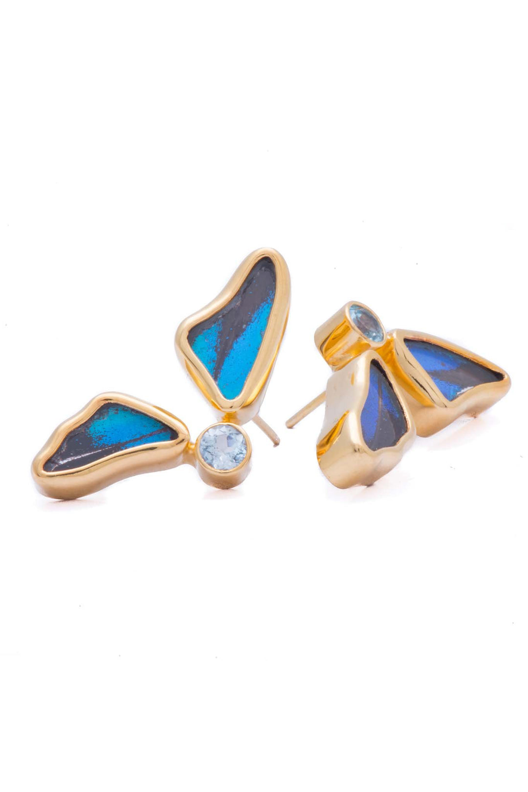 3--a-2d-3f-gold-butterfly-earrings-with-blue-topaz-birthstone-royal-blue-half-papilio-ulysses