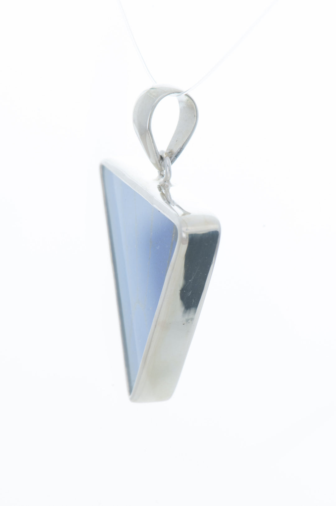 6--A-SB-T1-Silver-butterfly-pendant-Royal-Blue-Triangle-Papilio-Ulysses