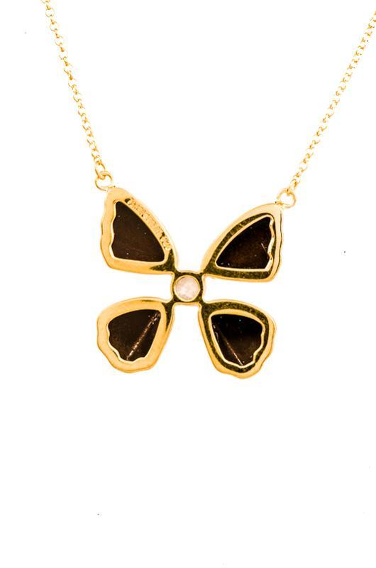 3--A-4B-4F-Gold-butterfly-necklace-with-blue-topaz-birthstone-Royal-Blue-Papilio-Ulysses